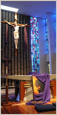 Altar during a Lenten Prayer Service